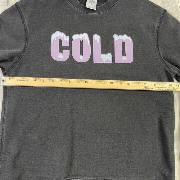 Ice Cream Billionaire Boys Club BBC Cold Crewneck Black Sweatshirt Mens Medium V - Picture 7 of 9